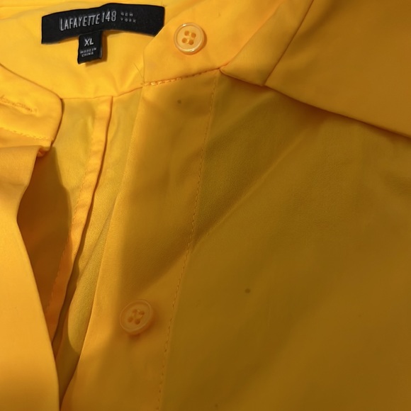 Lafayette 148 Sleeveless Button Down Blouse - Picture 10 of 12